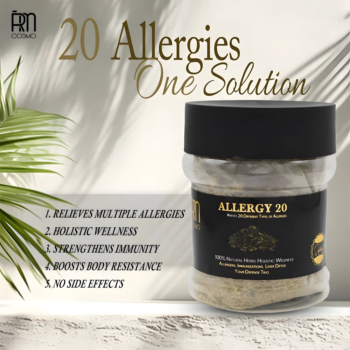Safoof Allergy 20 – Natural Herbal Wellness Blend